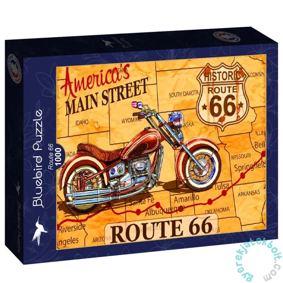 Bluebird 90256 - Route 66 - 1000 db-os puzzle