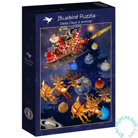 Bluebird 90316 - Santa Claus is arriving! - 1000 db-os puzzle