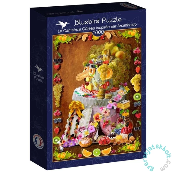 Bluebird 1000 db-os puzzle - La Cantatrice Gâteau inspirée par Arcimboldo (90384)
