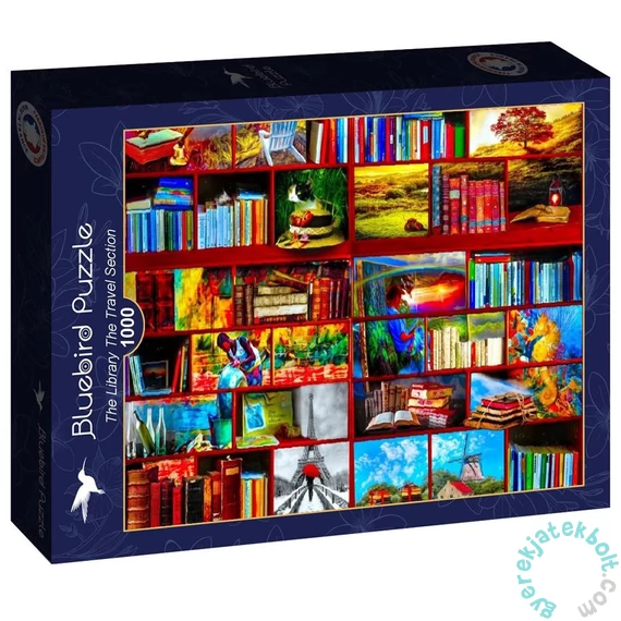 Bluebird 1000 db-os puzzle - The Library The Travel Section (90214)