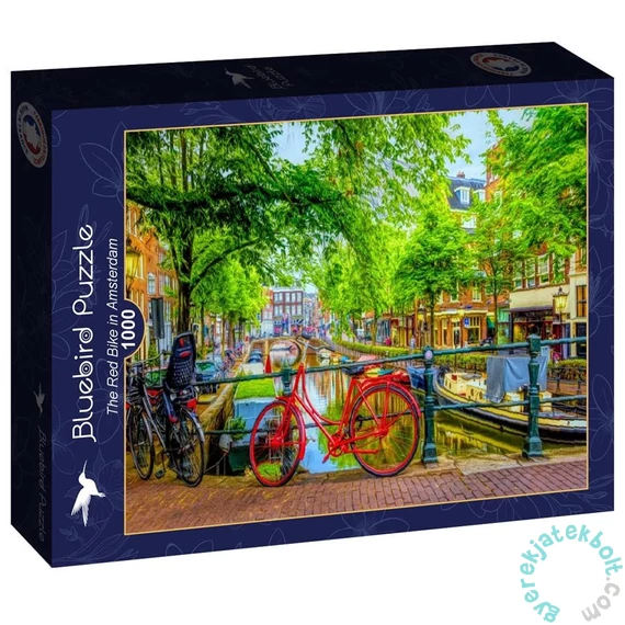Bluebird 1000 db-os puzzle - The Red Bike in Amstredam (90213)