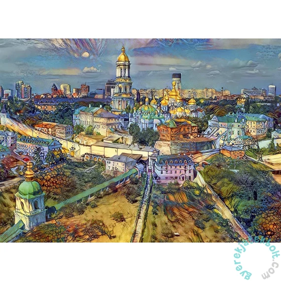 Bluebird 1000 db-os puzzle - Kijev - Ukrajna city (90289)