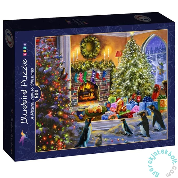 Bluebird 500 db-os puzzle - A Magical View to Christmas (90518)