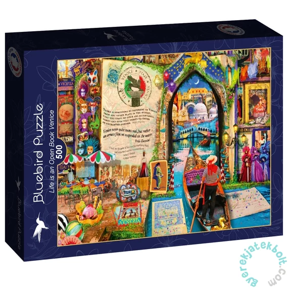 Bluebird 500 db-os puzzle - Life is an Open Book Venice (90715)