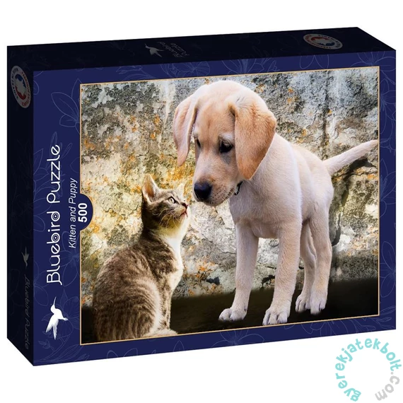 Bluebird 500 db-os puzzle - Kitten and Puppy (90335)