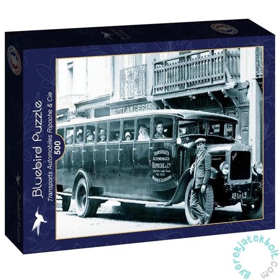 Bluebird 500 db-os puzzle - Transports Automobiles Ripoche &amp; Cie (90315)