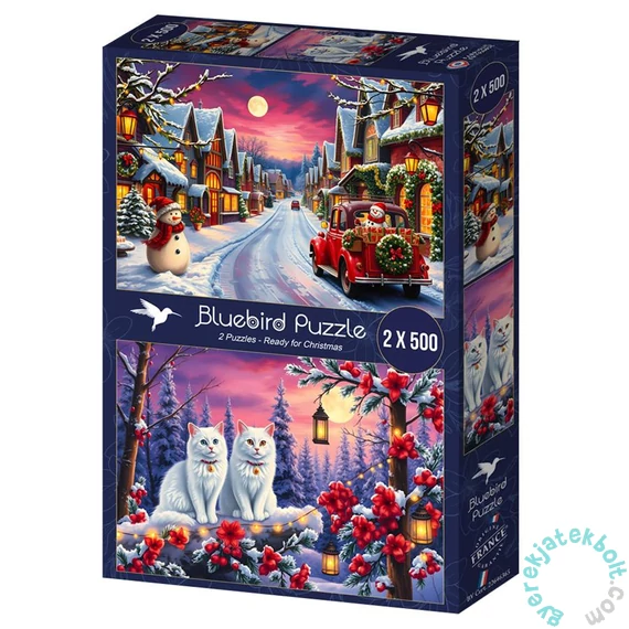 Bluebird 2 x 500 db-os puzzle - Ready for Christmas (91102)