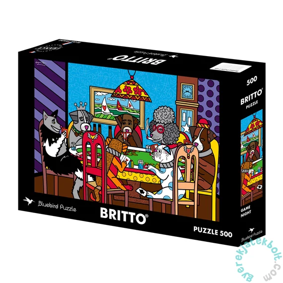 Bluebird 500 db-os puzzle - Romero Britto - Game Night (91165)