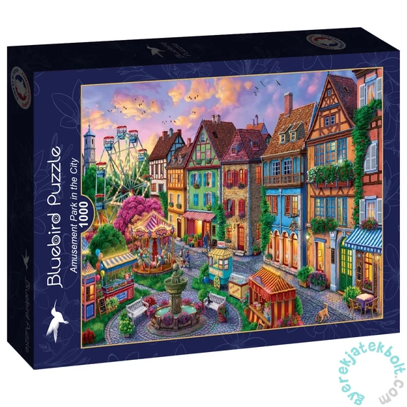 Bluebird 1000 db-os puzzle - Amusement Park in the City (91175)
