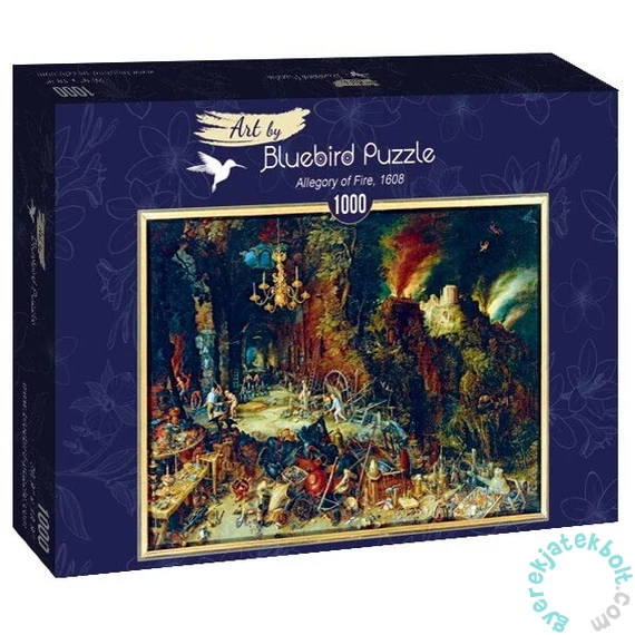 Bluebird 1000 db-os Art by puzzle - Jan Brueghel - Allegory of Fire (60091)