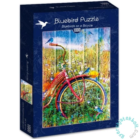 Bluebird 1000 db-os puzzle - Bluebirds on a Bicycle (70300)