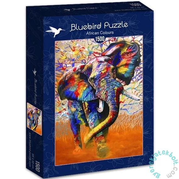 Bluebird 1000 db-os puzzle - African Colours (90002)