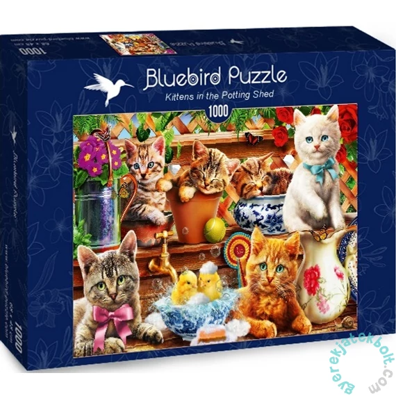 Bluebird 1000 db-os puzzle - Kittens in the Potting Shed (70241)
