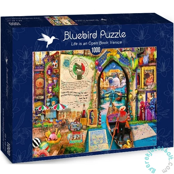 Bluebird 1000 db-os puzzle - Life is an Open Book Venice (70242)