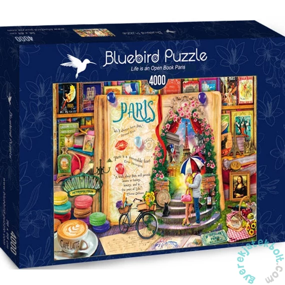 Bluebird 4000 db-os puzzle - Life is an Open Book Paris (70262)