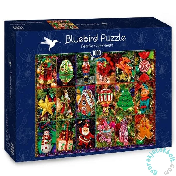 Bluebird 1000 db-os puzzle - Festive Ornaments (70325)