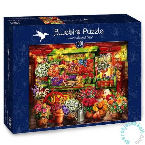 Bluebird 1000 db-os puzzle - Flower Market Stall (70333)