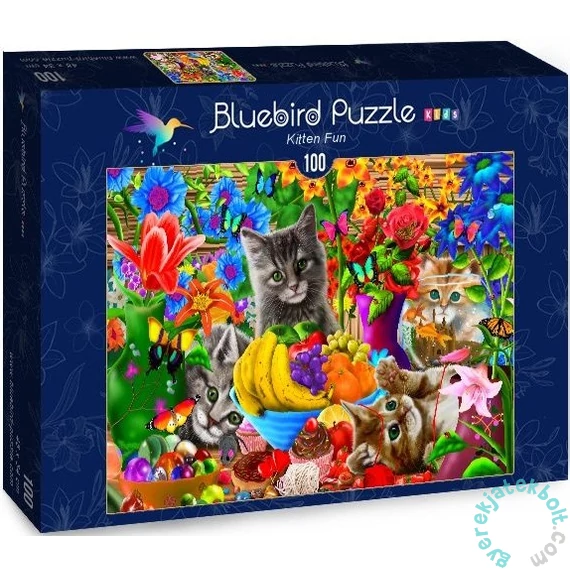 Bluebird 100 db-os puzzle - Kitten Fun (70393)