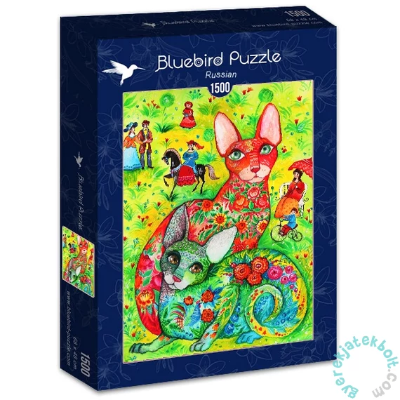 Bluebird 1500 db-os puzzle - Russian (70410)