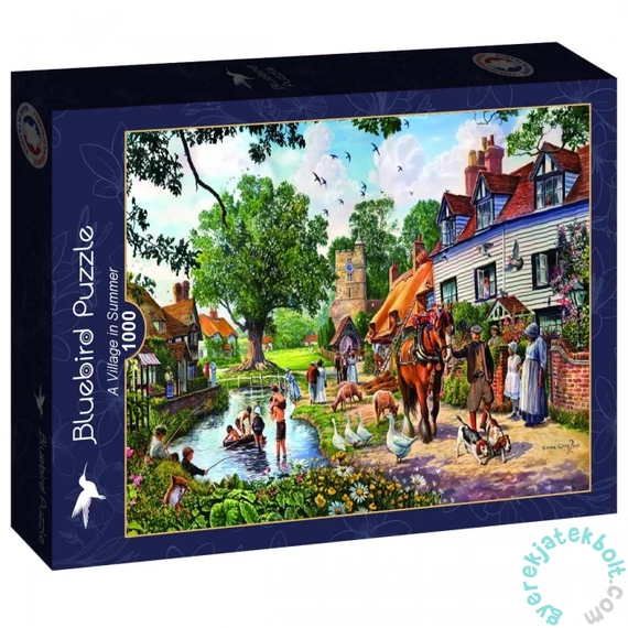 Bluebird 1000 db-os puzzle - A Village in Summer (90569)