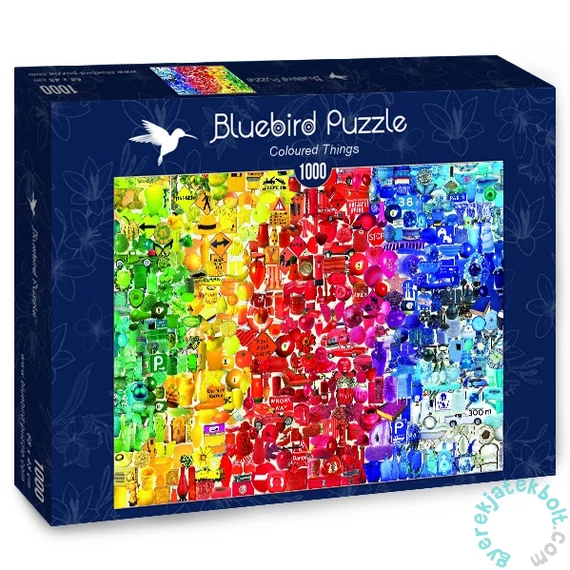 Bluebird 1000 db-os puzzle - Coloured Things (70484)