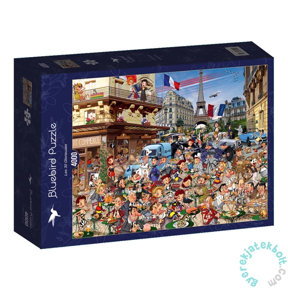 Bluebird 4000 db-os puzzle - Francois Ruyer - Les 30 Glorieuses (70551)