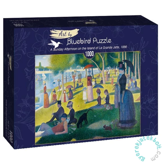 Bluebird 1000 db-os Art by puzzle - Georges Seurat - A Sunday Afternoon on the Island of La Grande Jatte, 1886 (60086)