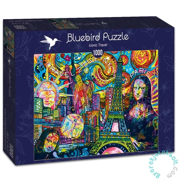 Bluebird 1000 db-os puzzle - Iconic Travel (70496)
