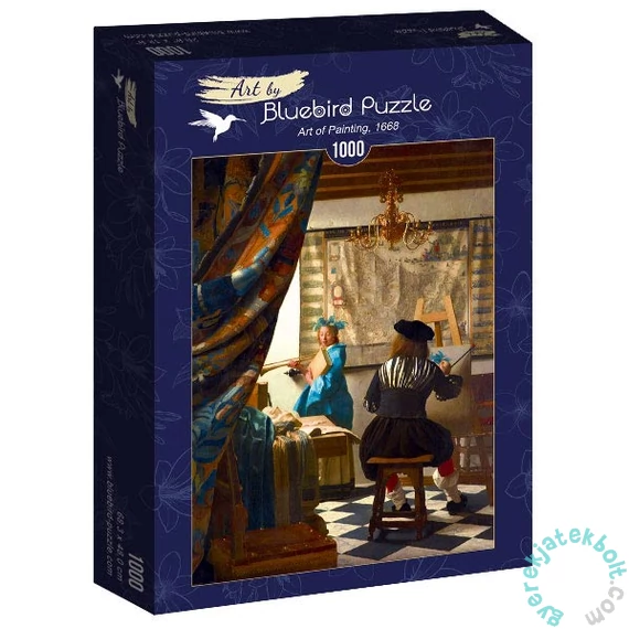 Bluebird 1000 db-os Art by puzzle - Johannes Vermeer - Art of Painting, 1668 (60083)
