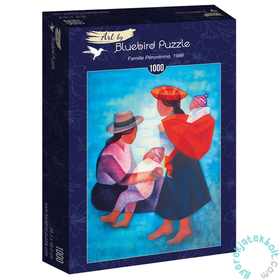 Bluebird 1000 db-os Art by puzzle - Louis Toffoli - Famille Péruvienne, 1986 (60139)