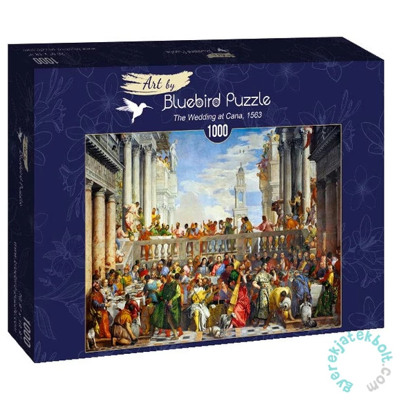 Bluebird 1000 db-os Art by puzzle - Paolo Veronese - The Wedding at Cana 1563 (60011)