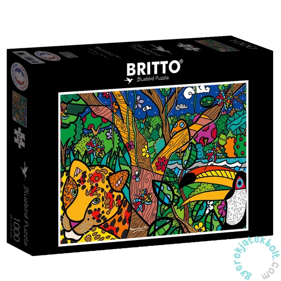Bluebird 1000 db-os puzzle - Romero Britto - Amazon (90017)