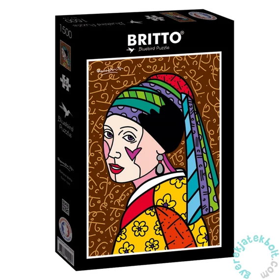 Bluebird 1500 db-os puzzle - Romero Britto - Dutch icon (90022)