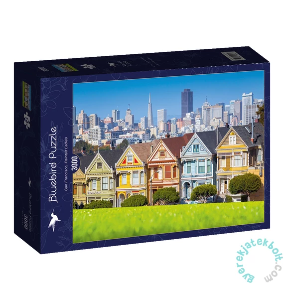 Bluebird 3000 db-os puzzle - San Francisco, Painted Ladies (70565)