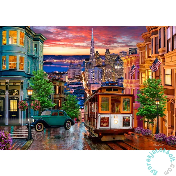 Bluebird 2000 db-os puzzle - San Francisco Trolley (90004)