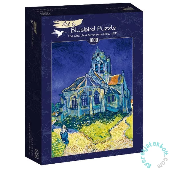 Bluebird 1000 db-os Art by puzzle - Vincent Van Gogh - The Church in Auvers-sur-Oise, 1890 (60089)