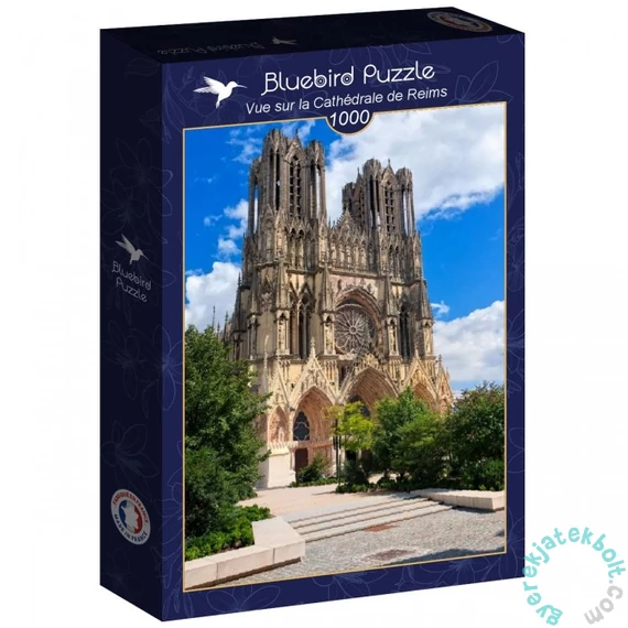 Bluebird 1000 db-os puzzle - Vue sur la Cathédrale de Reims (90495)