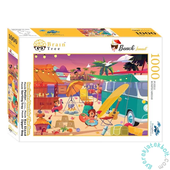 Brain Tree 1000 db-os puzzle - Beach Sunset (2102111)