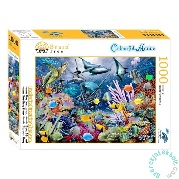 Brain Tree 1000 db-os puzzle - Colourful Marine (2102039)