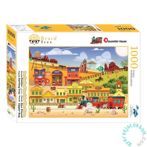 Brain Tree 1000 db-os puzzle - Country Train (2102109)