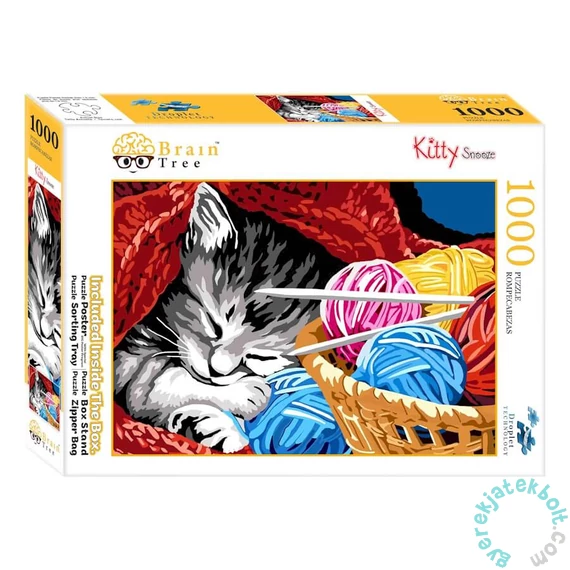 Brain Tree 1000 db-os puzzle - Kitty Snooze (2102057)