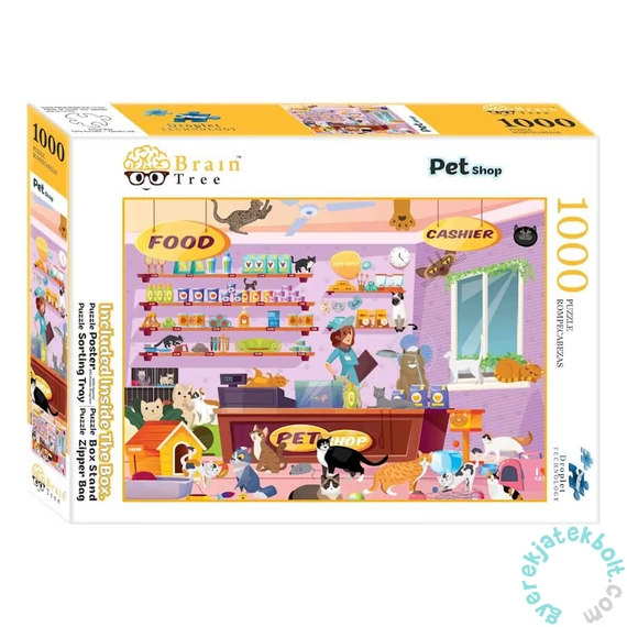 Brain Tree 1000 db-os puzzle - Petshop (2102066)