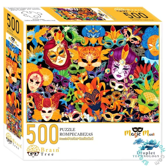 Brain Tree 500 db-os puzzle - Magic Mask  (2202008)