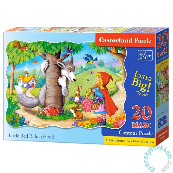 Castorland 20 db-os MAXI puzzle - Piroska és a farkas (C-02337)