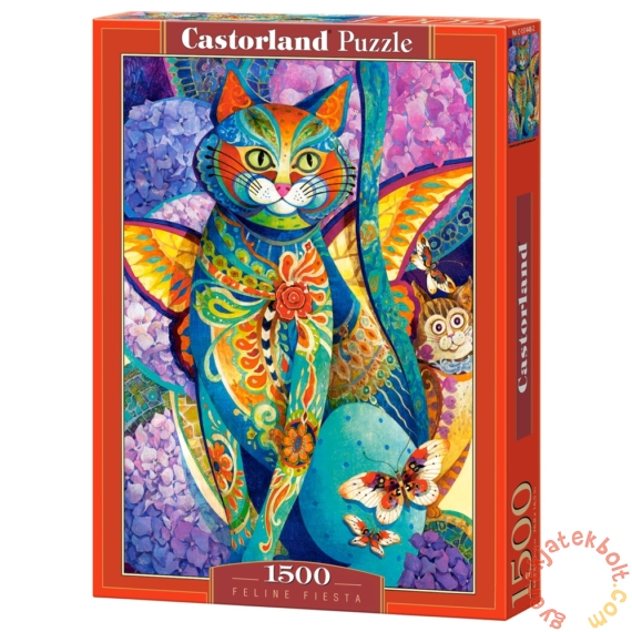 Castorland 1500 db-os puzzle - Macska fiesta (C-151448)