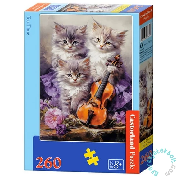 Castorland 260 db-os puzzle - Cicák gitárral (B-27613)