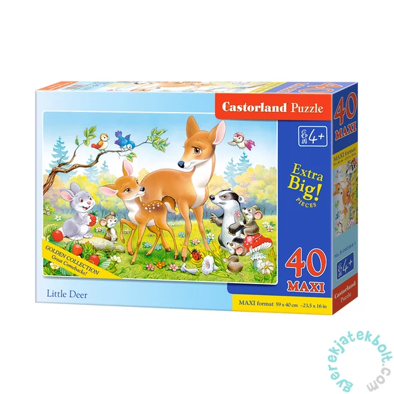 Castorland 40 db-os MAXI puzzle - Őzike és barátai (B-040384)
