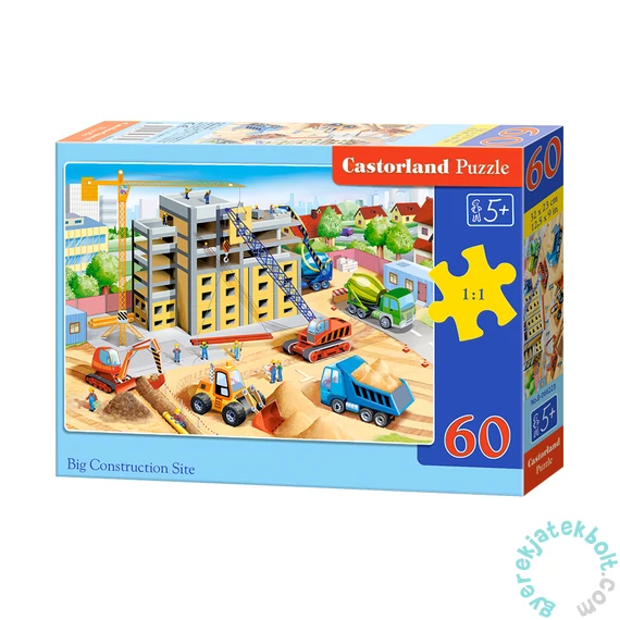 Castorland 60 db-os puzzle - Nagyszabású építkezés (B-066223)