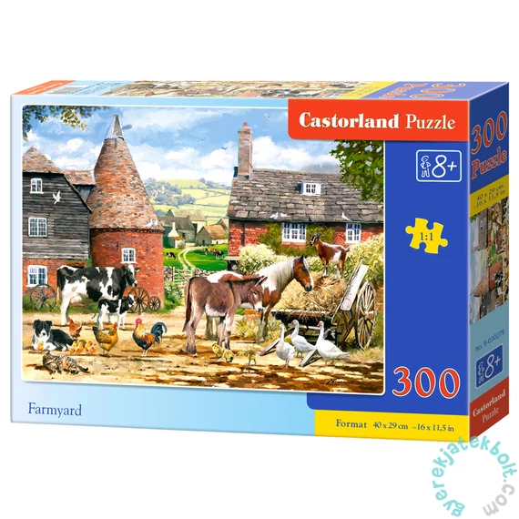 Castorland 300 db-os puzzle - Állatok a farmon (B-030279)