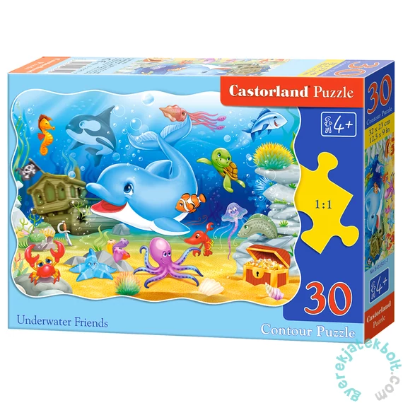 Castorland 30 db-os puzzle - Víz alatti barátok (B-03501)